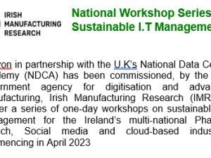April 2023: National workshop series on Sustainable I.T Management